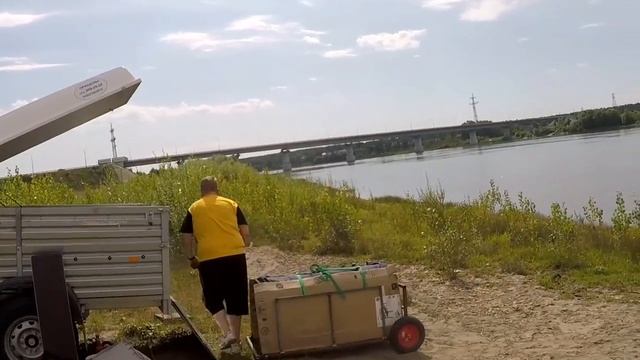 (Сделай сам) Тележка для лодочного мотора и лодки ПВХ смотреть онлайн