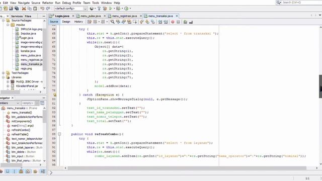 Impulsa : Aplikasi Penjualan Pulsa dan Paket Data Java NetBeans смотреть онлайн