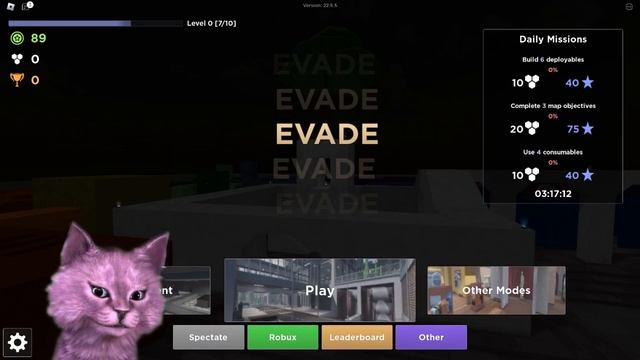 Бегаю от картиночек // Roblox evade смотреть онлайн