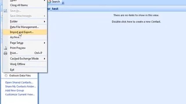 Importing Contacts from Excel to Outlook смотреть онлайн