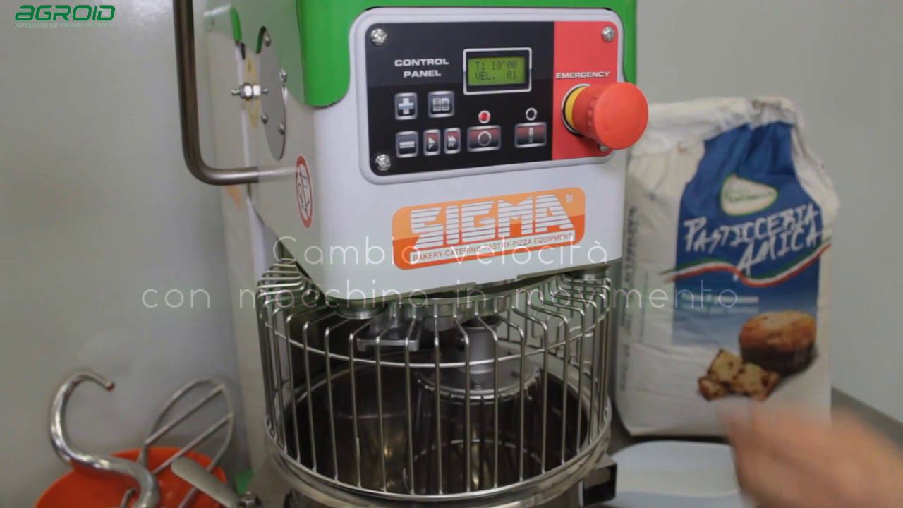 Взбивальная Sigma chef10 миксер, настройка и работа. смотреть онлайн