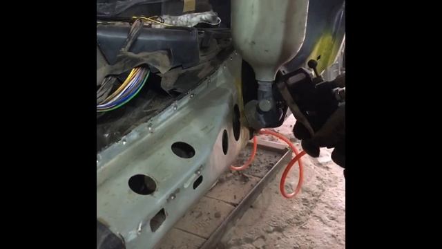 Ремонт порога приора.Левая сторона.1часть. смотреть онлайн