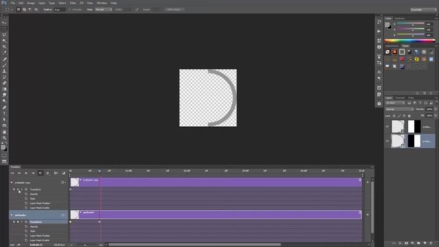 Cropped and Faded Spinning GIF Preloaders | Photoshop CC смотреть онлайн
