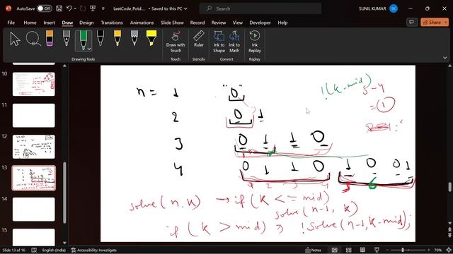 K-th Symbol In Grammar || LeetCode 779 || Interview Question смотреть онлайн