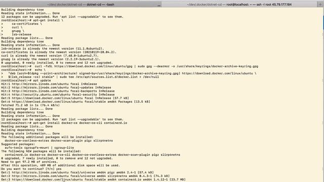 .Net Core Web Apps Continuous Deployment with Docker/Compose and GitHub Actions смотреть онлайн