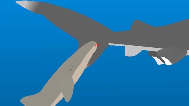 Battle:Nurse shark vs Oceanic Whitetip (Stick nodes pro) смотреть онлайн