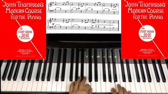 Page 44 A LITTLE WALTZ JOHN THOMPSON'S MODERN COURSE FOR THE PIANO THE FIRST GRADE BOOK смотреть онлайн