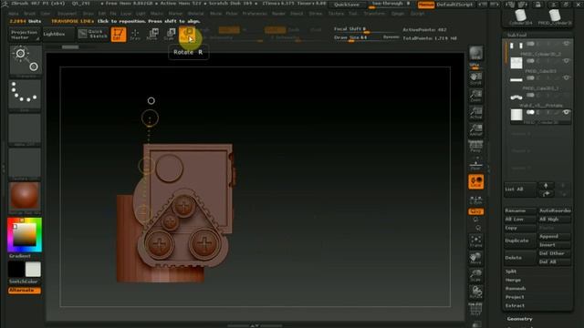 Zbrush 4R7 как сделать ВАЛЛИ 2ч смотреть онлайн