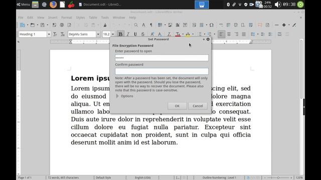 LibreOffice Writer - Add a password to protect your document [Quick guide] смотреть онлайн