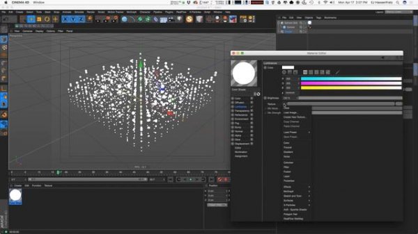 Cinema 4D Tutorial - Intro to the Mograph Shader Effector