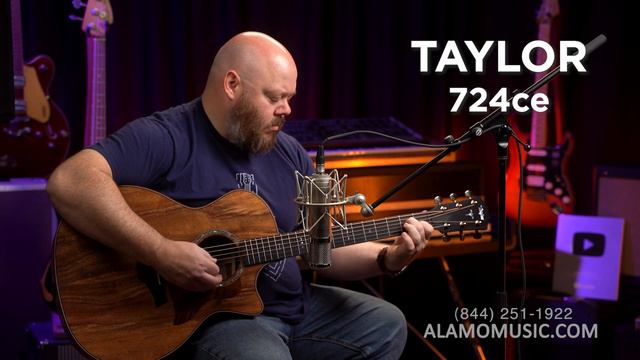 Taylor 724ce vs. 324ce | All Koa vs. All Mahogany Grand Auditoriums! смотреть онлайн