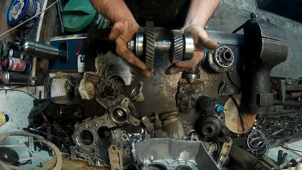 Раздатка с понижением 1 к 3 на Ниву. Сборка.