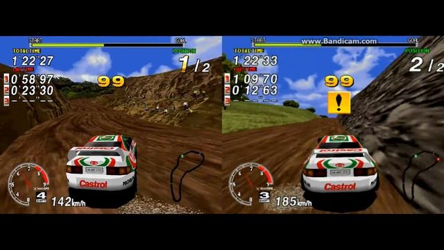 Sega Rally - 2 Player LAN Game (Model 2 Emulator)