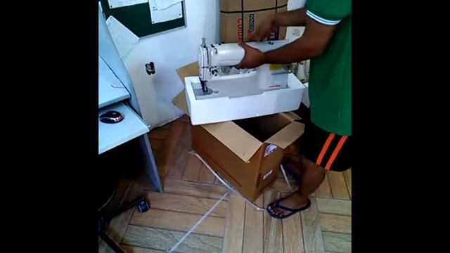 Máquna industrial YAMATA FY 8700 Unboxing смотреть онлайн