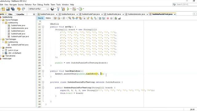 Java Sudoku 8 Unit Test Number In Row смотреть онлайн