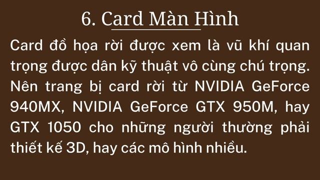 Cách Chọn Mua Máy Tính, Laptop Cho Ngành Nghề Kỹ Thuật смотреть онлайн
