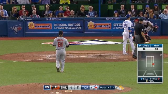 4/21/15: Encarnacion's two homers lifts Blue Jays смотреть онлайн
