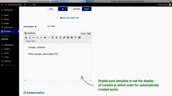 Scrapes - Web scraper plugin for WordPress