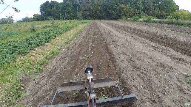 Боронование после картошки. смотреть онлайн