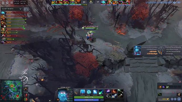 No[o]ne - Storm Spirit Mid l dota 2 mmr Pro GamePlay 2 смотреть онлайн