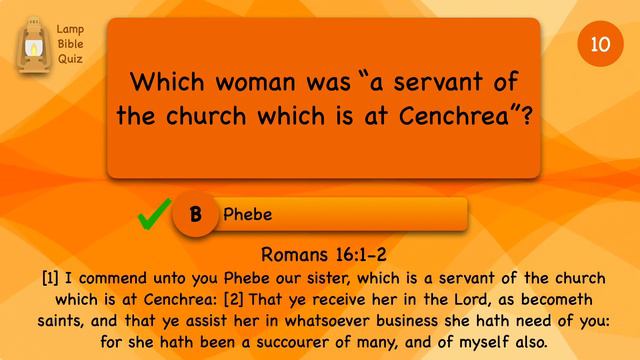 Do you know the women in the Bible? (Part 2) - Bible Quiz смотреть онлайн