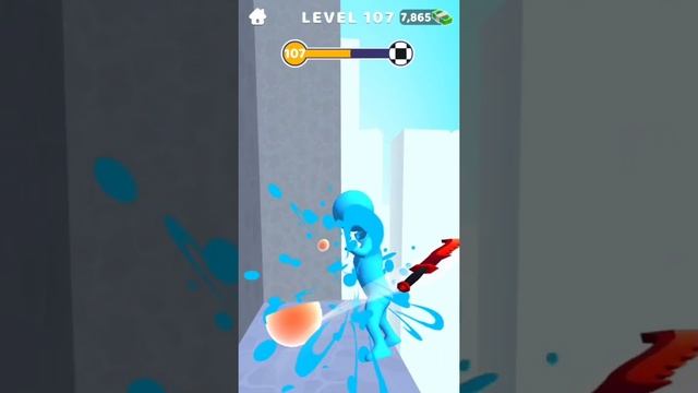 Ninja Slice Runner 3D Game | Level 107 | Sword Play! Ninja Slice Runner 3D Game YouTube Short смотреть онлайн