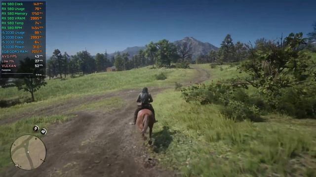 Red Dead Redemption 2 - RX 580 - i5 3330 - Low/Medium/High смотреть онлайн