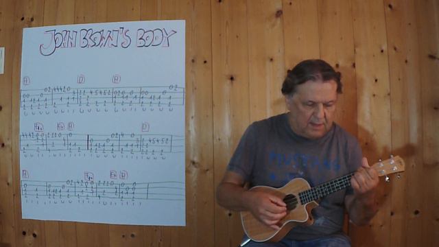 UKULELE Lesson # 534: JOHN BROWN'S BODY/GLORY, GLORY HALLELUJAH (Traditional) смотреть онлайн