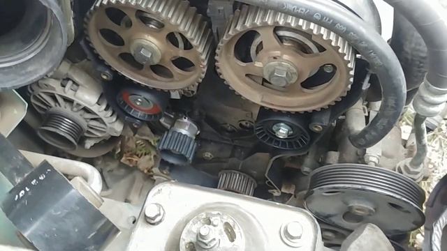 Самостоятельная замена комплекта ремня ГРМ и помпы на Chevrolet Rezzo смотреть онлайн