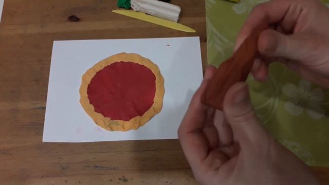 Видео Урок №111 Аппликация "Пицца" смотреть онлайн