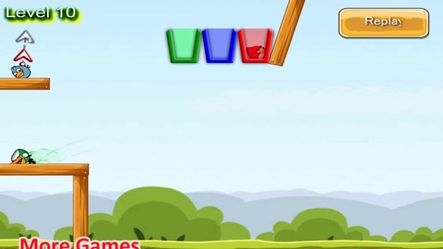 Angry Birds Drink Water 2 - SHOOTING GAME! SHOOT ALL COLOR BIRDS TO COLOR CUP OF WATER! смотреть онлайн