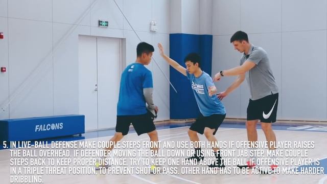 How we teach on-ball defense in basketball (episode 13) смотреть онлайн