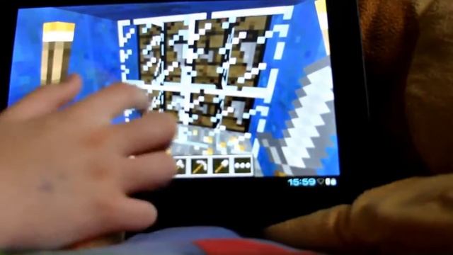 Minecraft на планшете смотреть онлайн