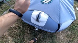 Распаковка Лодки Гладиатор 330 AL  и проба на воде. Рыбалка на спиннинг с лодки ПВХ , рыбалка 2022