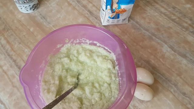 Без глютена - готовлю оладьи из кабачка и капусты с рисовой мукой. смотреть онлайн