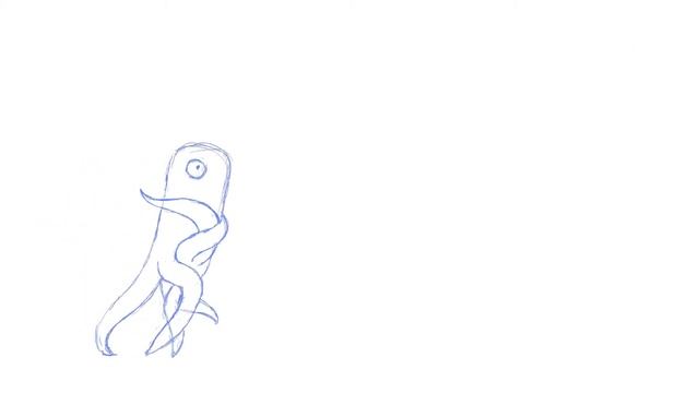 Dancing Octopus animation process смотреть онлайн
