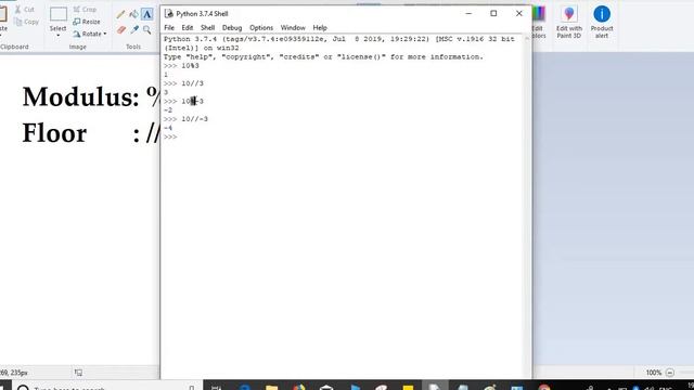 PYTHON TUTORIAL: MODULUS DIVISION AND FLOOR DIVISION IN PYTHON PROGRAMMING смотреть онлайн