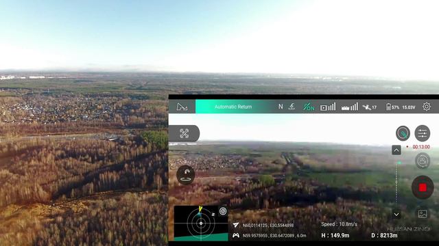 Hubsan Zino 2 range test 8,3 km with antenna signal booster смотреть онлайн