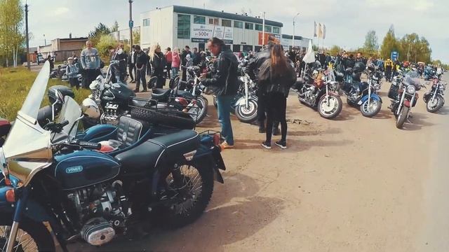 Открытие мотосезона 2018 Великие Луки. Сборы. смотреть онлайн