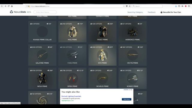 Warframe Platinum & Item Costs - Quick Guide To Platinum Prices For Prime Sets, Mods, Etc... смотреть онлайн