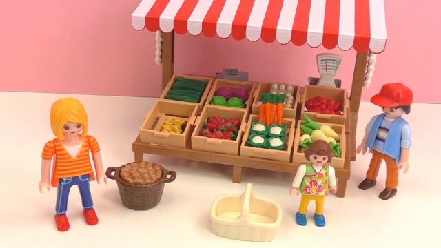 Продавец овощей от Playmobil Country демонстрация