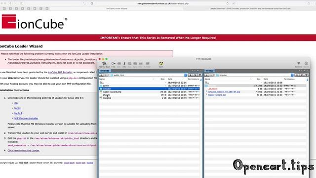 Jak zainstalować ionCube Loader - Opencart смотреть онлайн