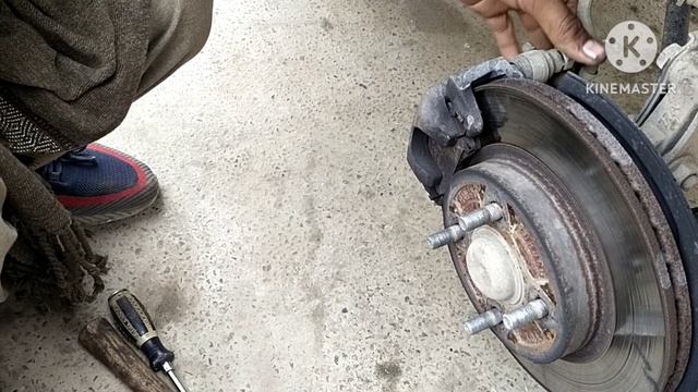 Changan karvan brake service | Brake service of Changan karvan | Informative channel смотреть онлайн