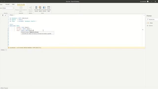 Power Bi Date table : How to use AddColumns ( DAX ) смотреть онлайн