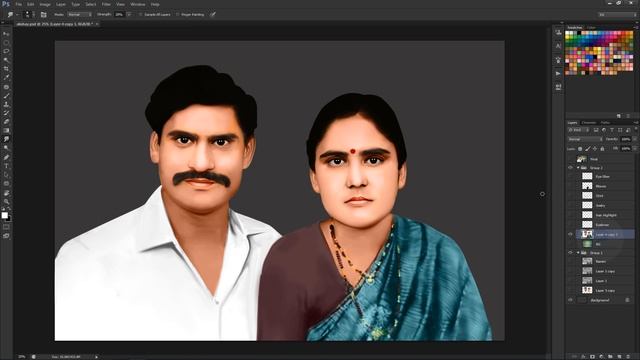 Photo Restoration Essay Tricks in Photoshop смотреть онлайн