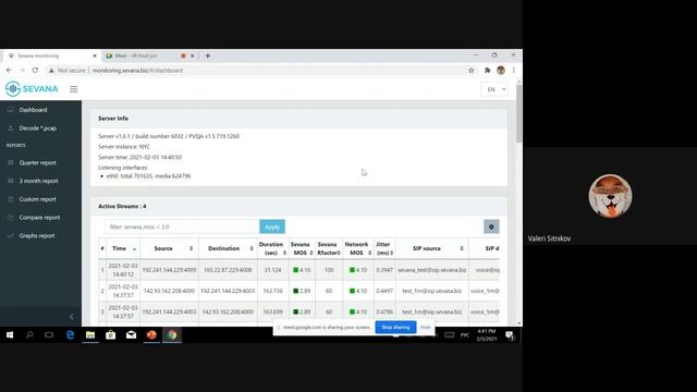 Realtime Audio Analysis In SIP/RTP