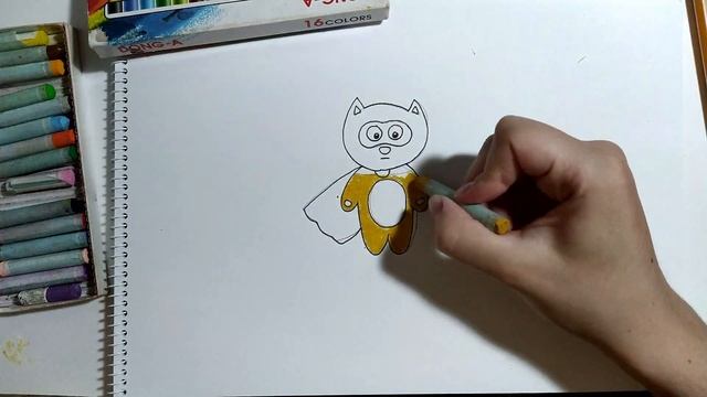 Как нарисовать кота, супергероя. ОН МОЙ ГЕРОЙ! смотреть онлайн