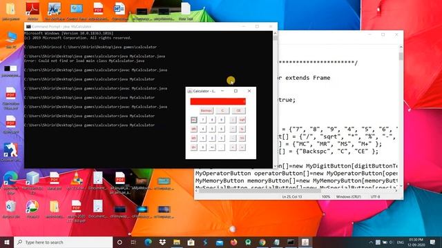Java Calculator using notepad #java #javacalculator #miniprojectsjava смотреть онлайн