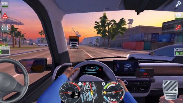 Taxi Sim 2020 ?? Gameplay 105 - Drive Renault Duster For Passenger In City - Sporty Mobile Gaming смотреть онлайн