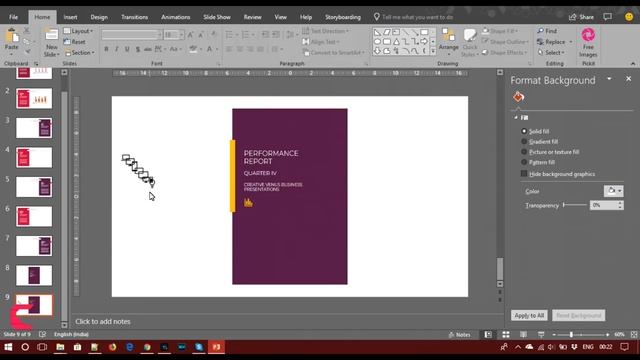 How To Create Analytics, Sales, Performance, Annual Charts Report in Microsoft Office365 PowerPoint смотреть онлайн